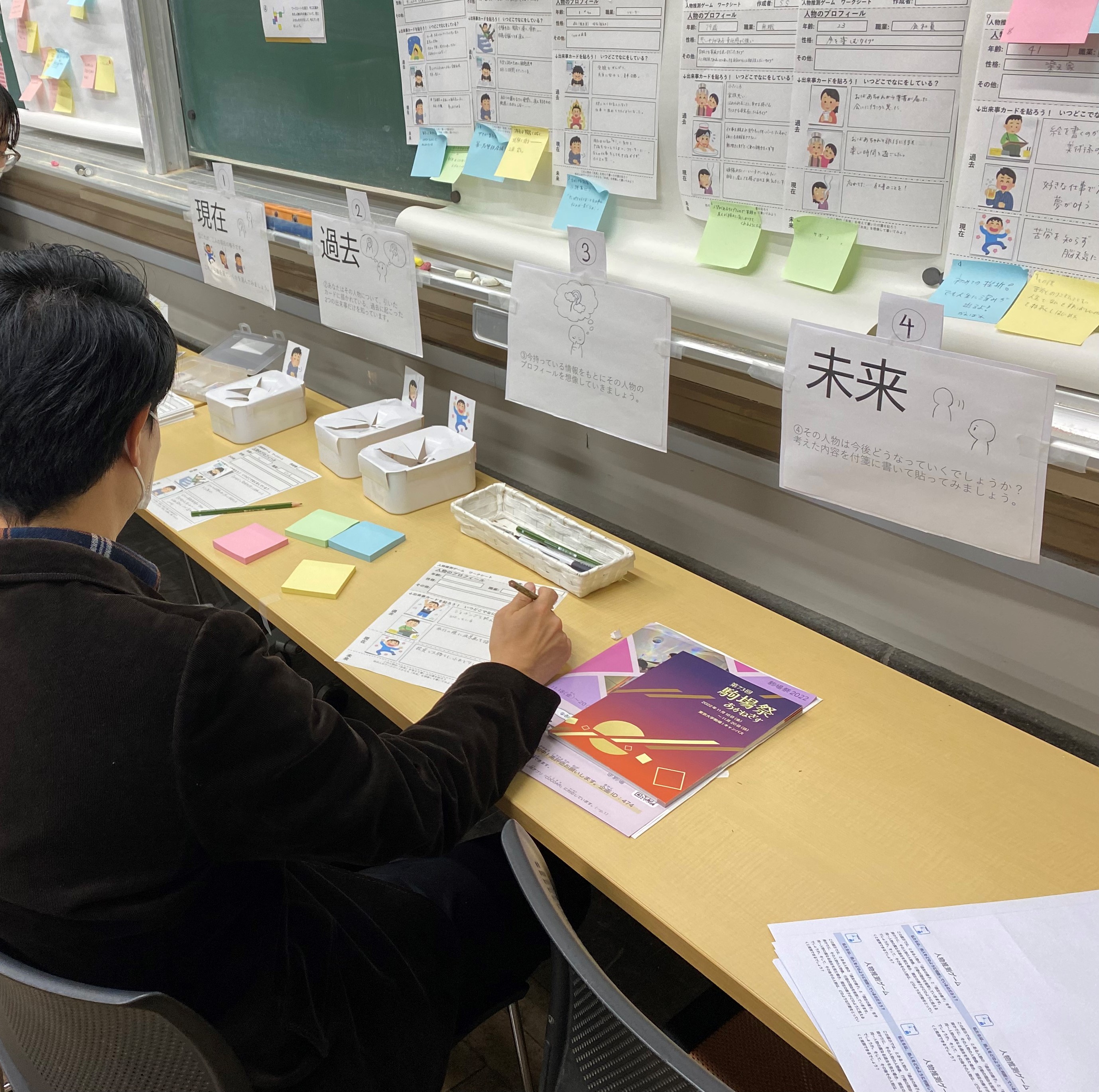 人物推測ゲームの写真